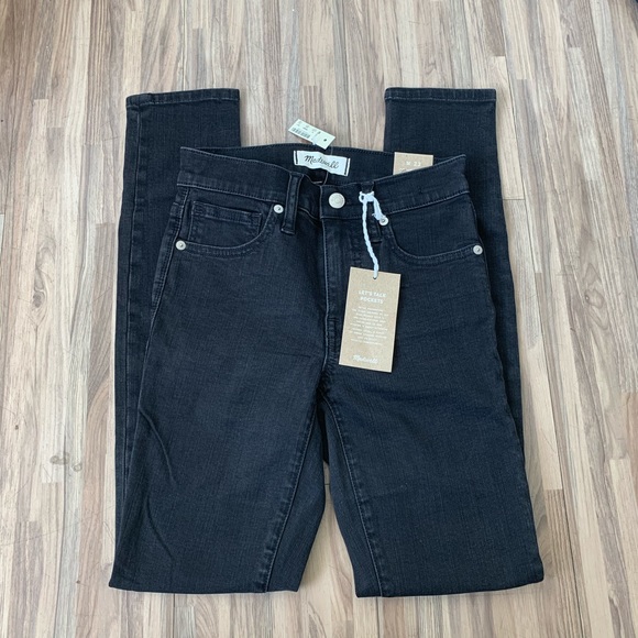 Madewell Black Mid-Rise Skinny jeans - Picture 7 of 8